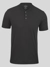 Black Short Sleeve Henley