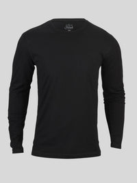 Black Long Sleeve Crew Neck