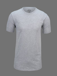 Longline Grey Crew Neck (100% cotton)