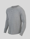 Grey Long Sleeve Henley