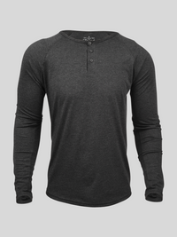 Black Long Sleeve Henley