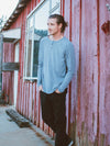 Grey Long Sleeve Henley