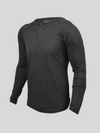 Black Long Sleeve Henley