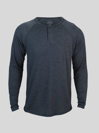 Navy Long Sleeve Henley