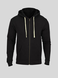 Black Zip-Up Hoodie