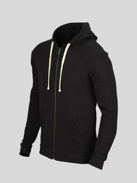 Black Zip-Up Hoodie