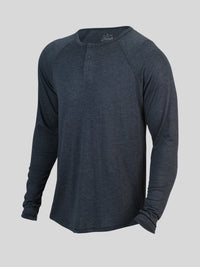 Navy Long Sleeve Henley