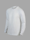 White Long Sleeve Crew Neck