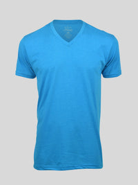 Turquoise V-neck