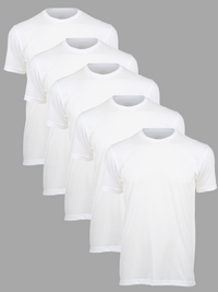 All White 5-Pack