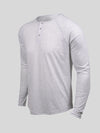 Vintage White Long Sleeve Henley